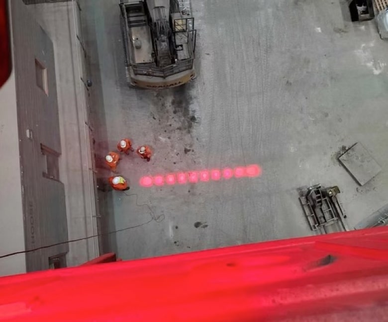 Load Handling Laser Guidance
